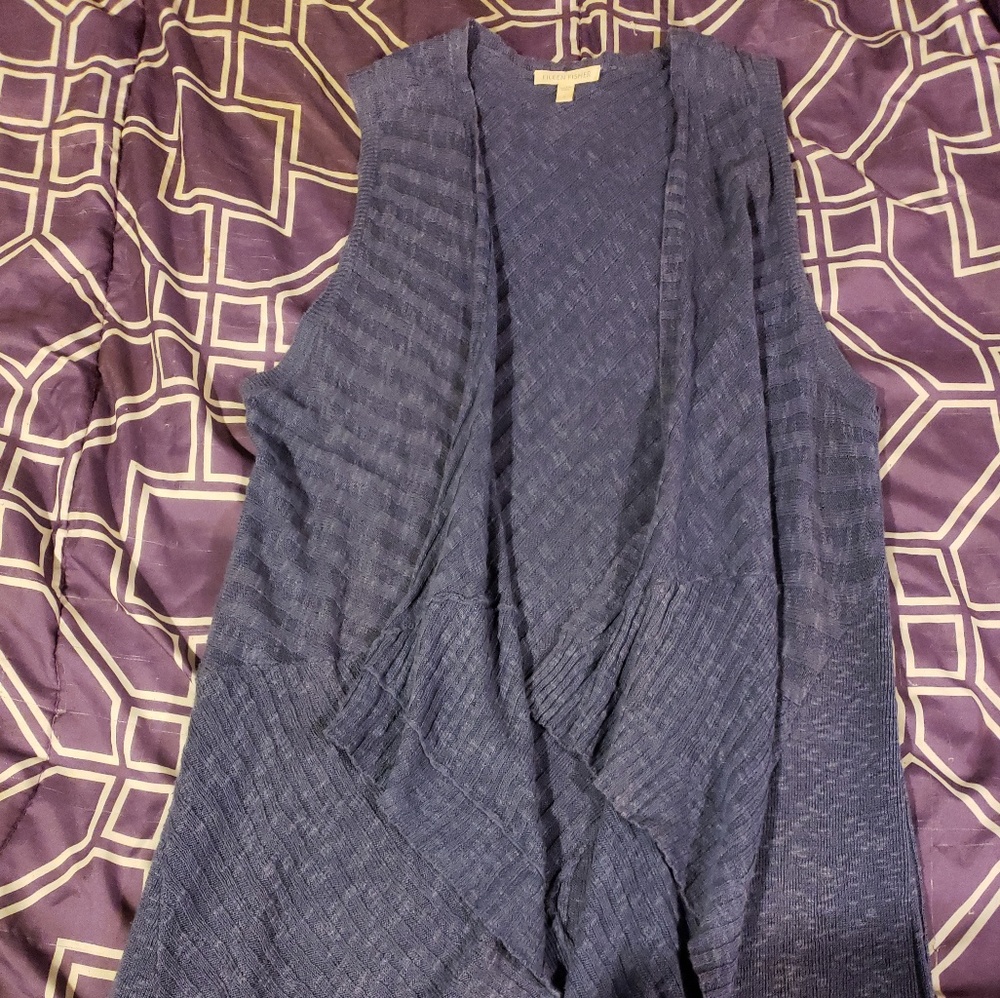 Eileen Fisher vest purple